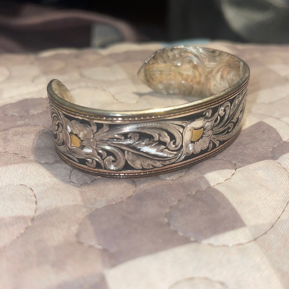 Montana Silversmith Tooled Cuff Bracelet